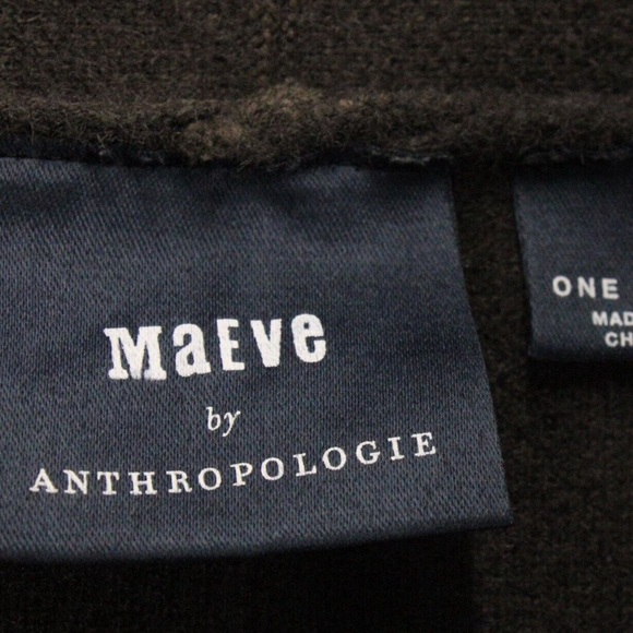 ANTHROPOLOGY MAEVE Brown Chocolate Clara Shawl Cardigan - Picture 6 of 11